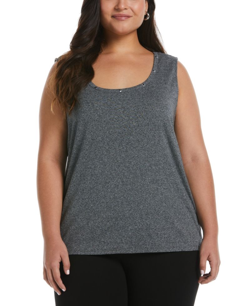 Plus Size Crew Neck Tank Top