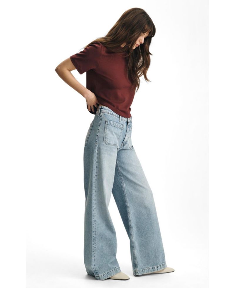 Women's Christine High Rise Wide Leg In Light Classic Denim