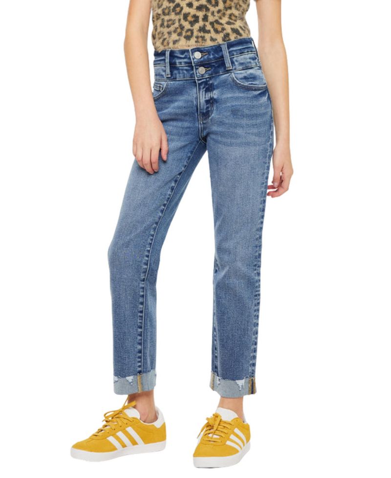Big Girls Kate High Rise Slim Straight Jeans