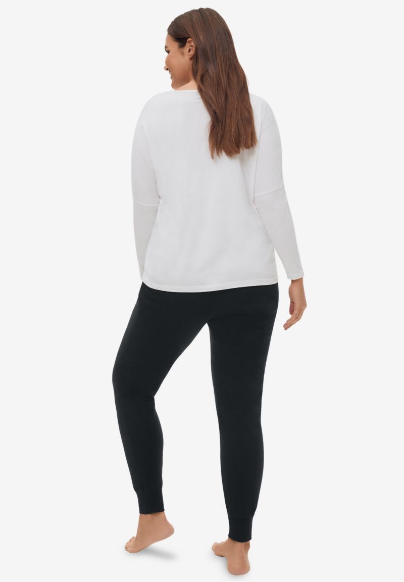 Women's Cotton Spandex Jersey Jogger Sleep Pants