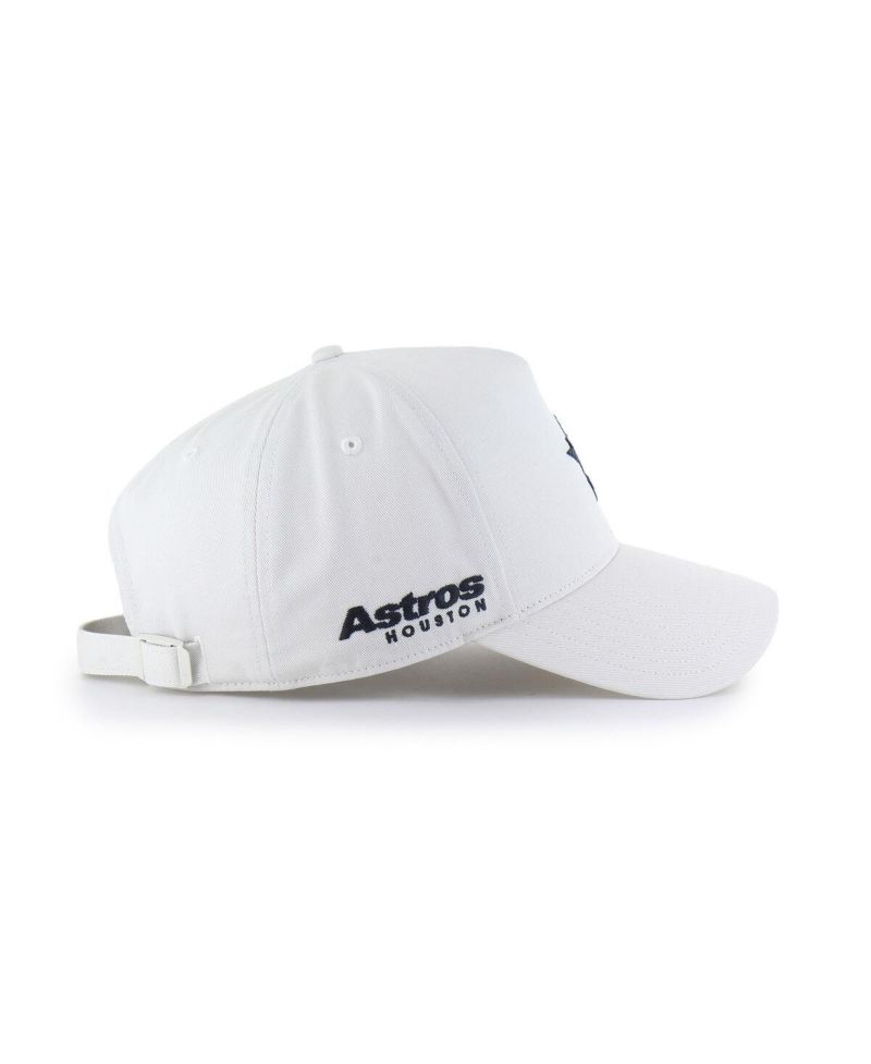 Men's White Houston Astros Foundational Pinch Offside Adjustable Hat