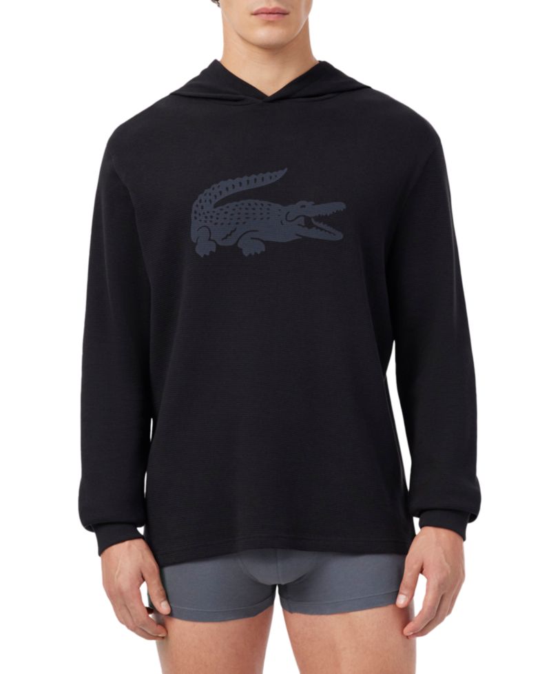 Men's Sleep Waffle-Knit Graphic Hoodie