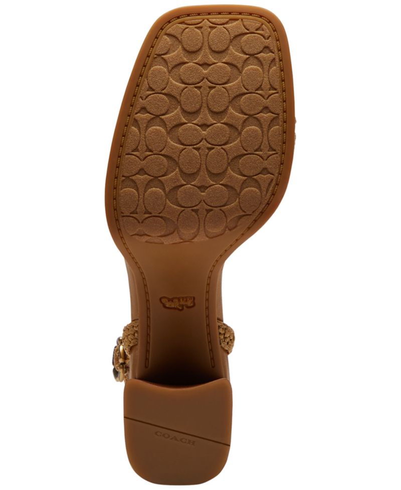 Women's Tea Rose Square Toe Platform Sandals