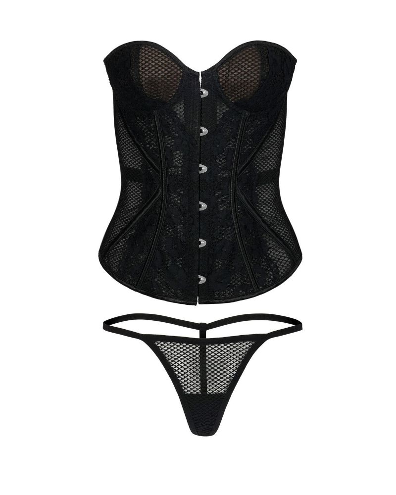 Women's Padma Sweetheart Corset and G-String Set