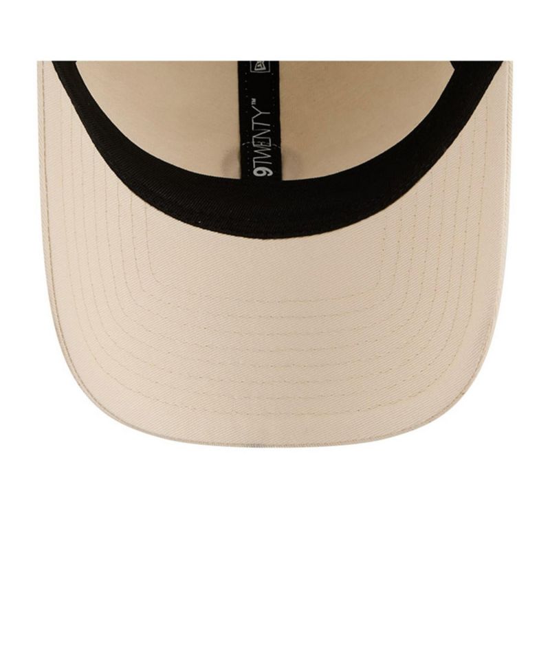 Men's Beige Inter Miami CF Micro Team Logo 9TWENTY Adjustable Hat