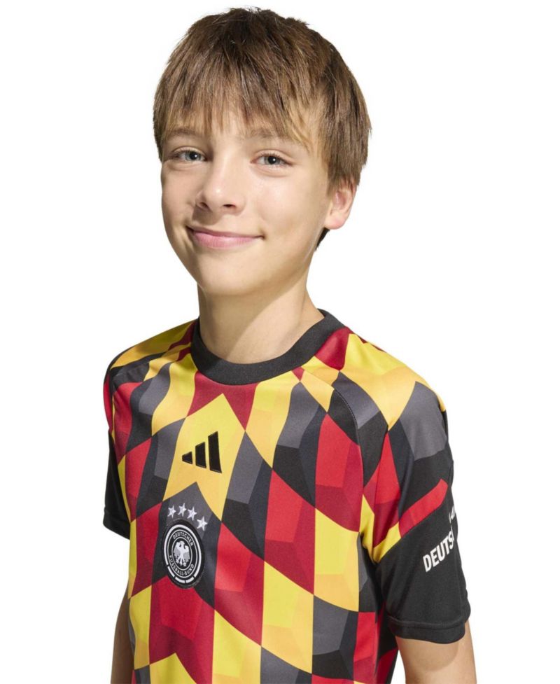 Big Boys and Girls Black Germany National Team 2026 Pre-MatchJersey