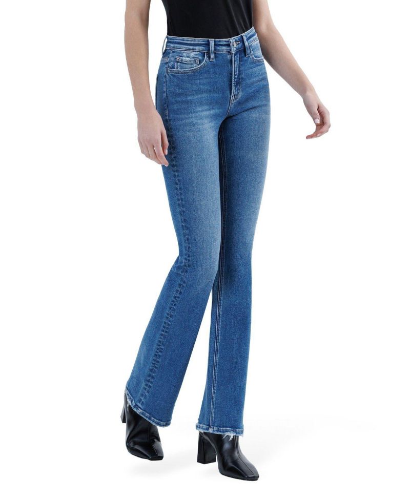 Women's High Rise Full Length Bootcut Jeans