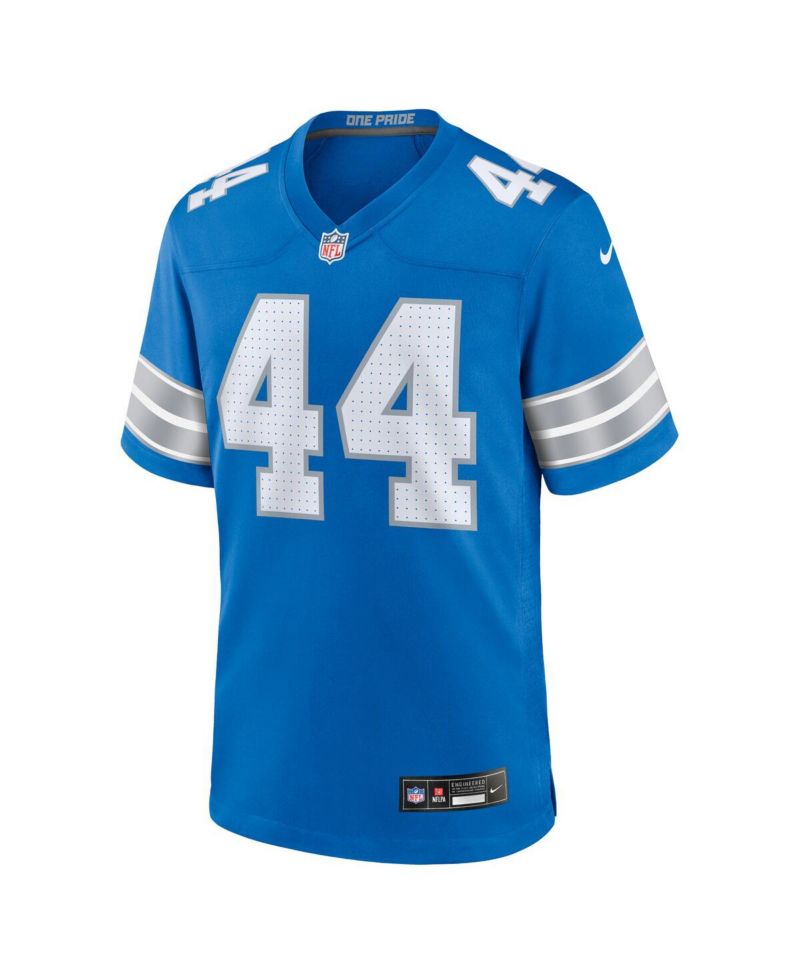 Men's Malcolm Rodriguez Detroit Lions Game Jersey