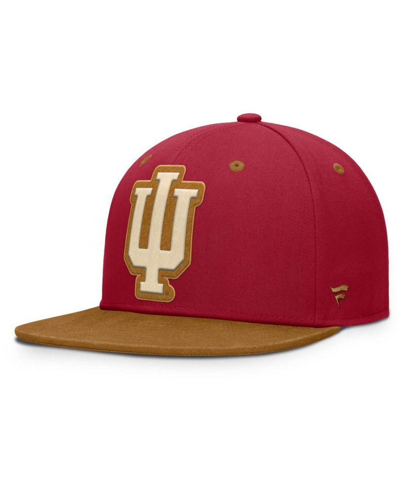 Men's Crimson/Brown Indiana Hoosiers NoBo Fitted Hat