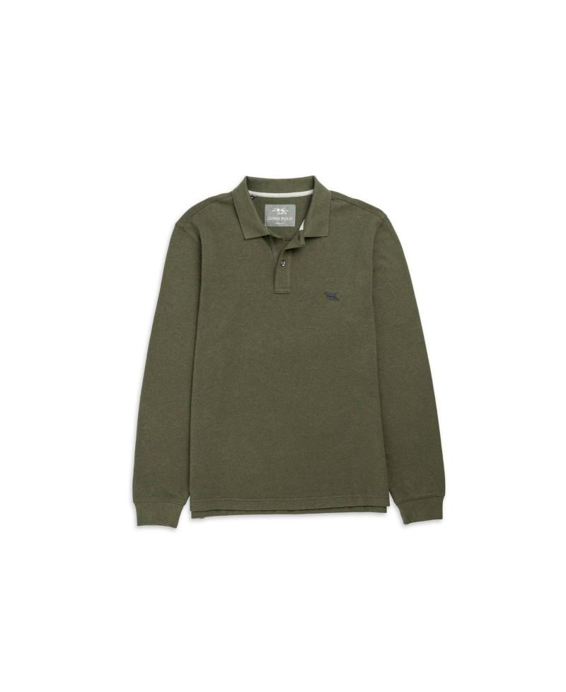Men's Long Sleeves Gunn Cotton Polo Shirts