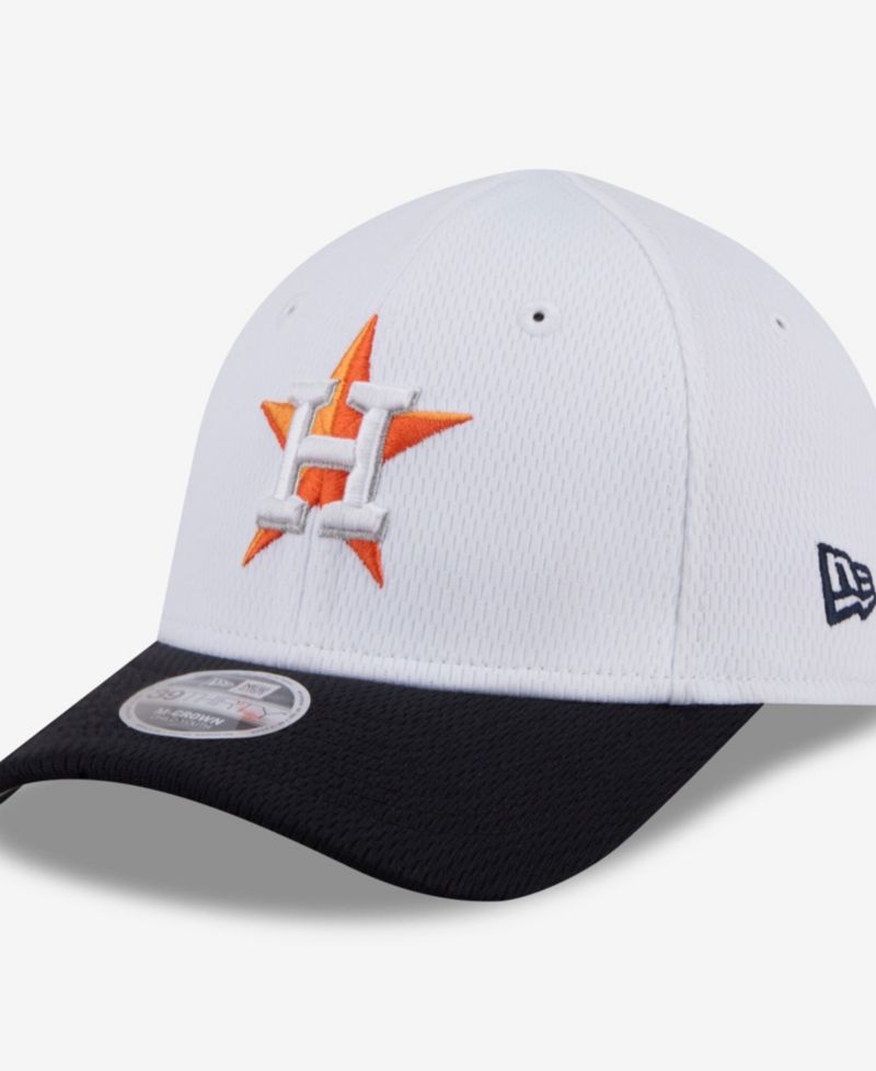 Toddler White Houston Astros Baseball 39THIRTY M-Crown Adjustable Hat