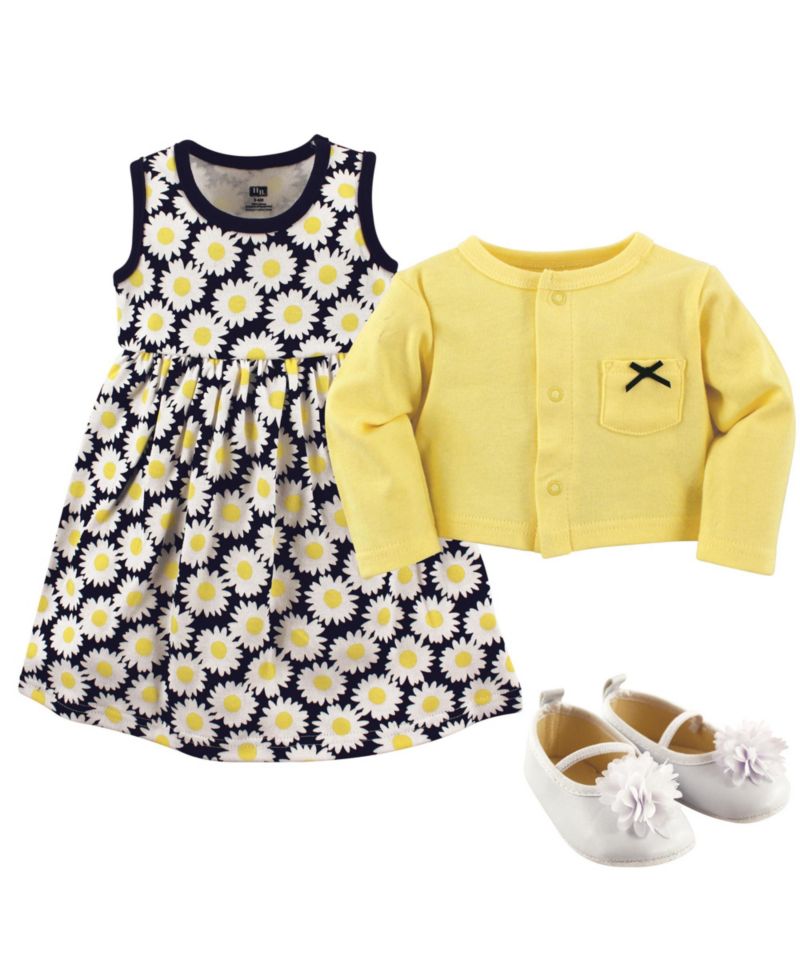Cardigan, Dress and Shoes
