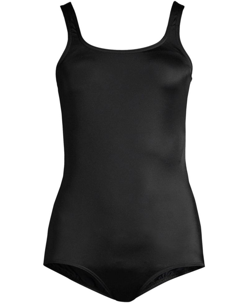 Plus Size Chlorine Resistant Soft Cup Tugless Sporty One Piece Swimsuit