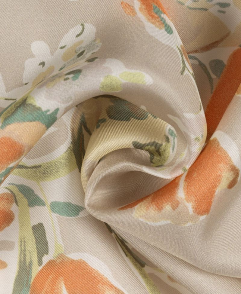 Floral Small Square Scarf