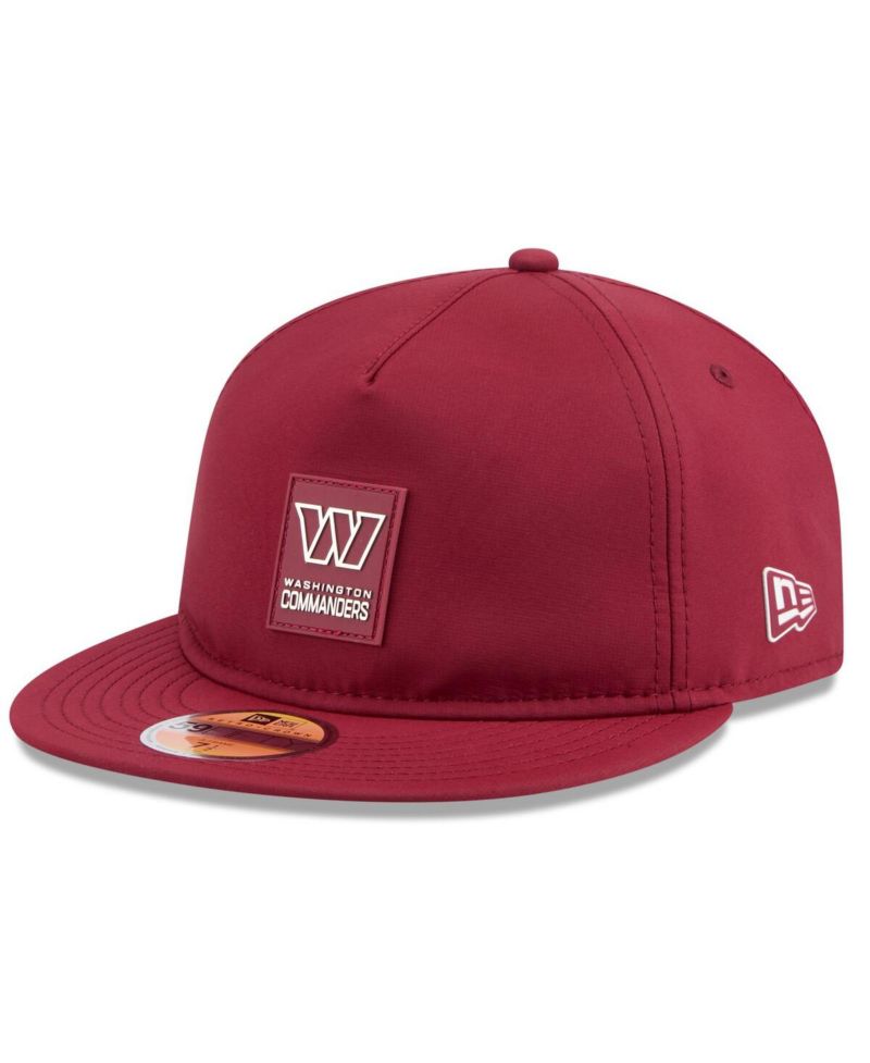 Men's Burgundy Washington Commanders 2025 Sideline Retro Crown 59FIFTY Fitted Hat