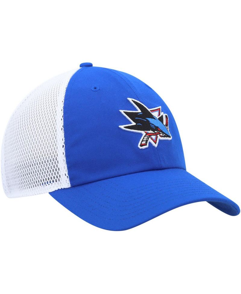 Men's Blue San Jose Sharks Color Pop Trucker Adjustable Hat