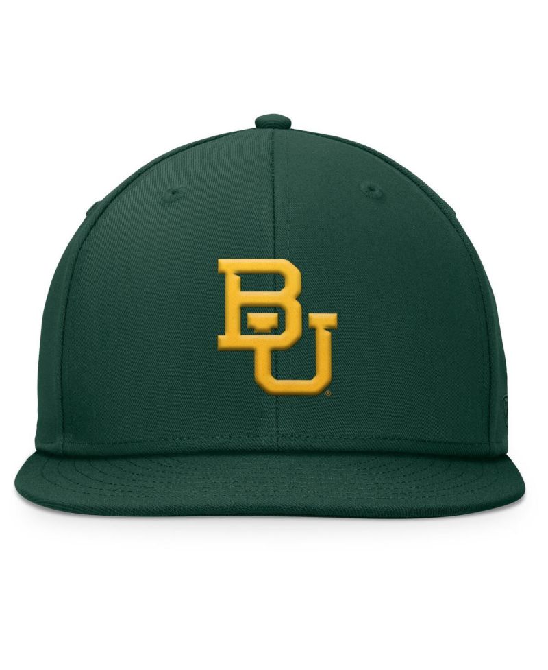 Men's Green Baylor Bears Fundamental Snapback Hat