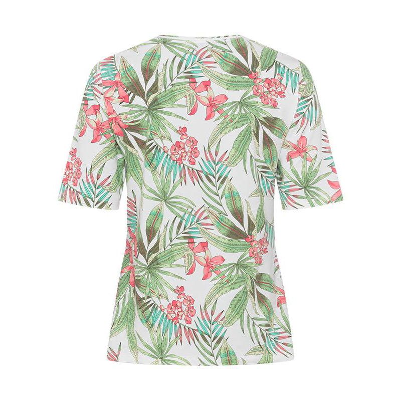 Women's Tropical Print T-Shirt