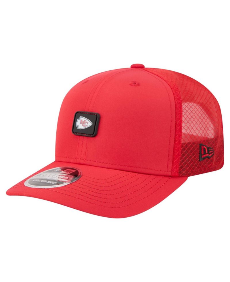 Men's Red Kansas City Chiefs Micro Badge 9SEVENTY Adjustable Hat