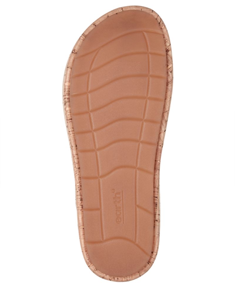 Women's Slatal Leather Platform Footbed Sandals