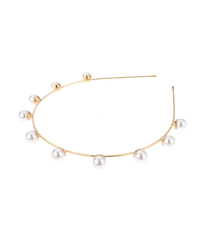 Imitation Pearl Studded Headband