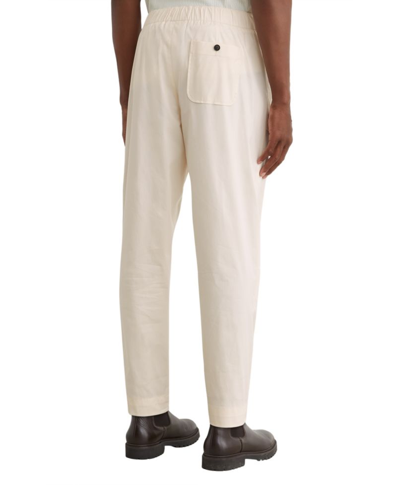 Men's Snap Stretch Tapered-Fit Cotton-Blend Casual Pants