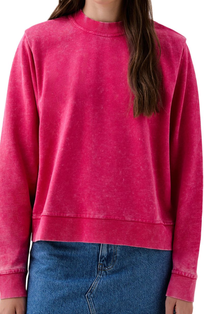 Women's Padded Marble Sweater