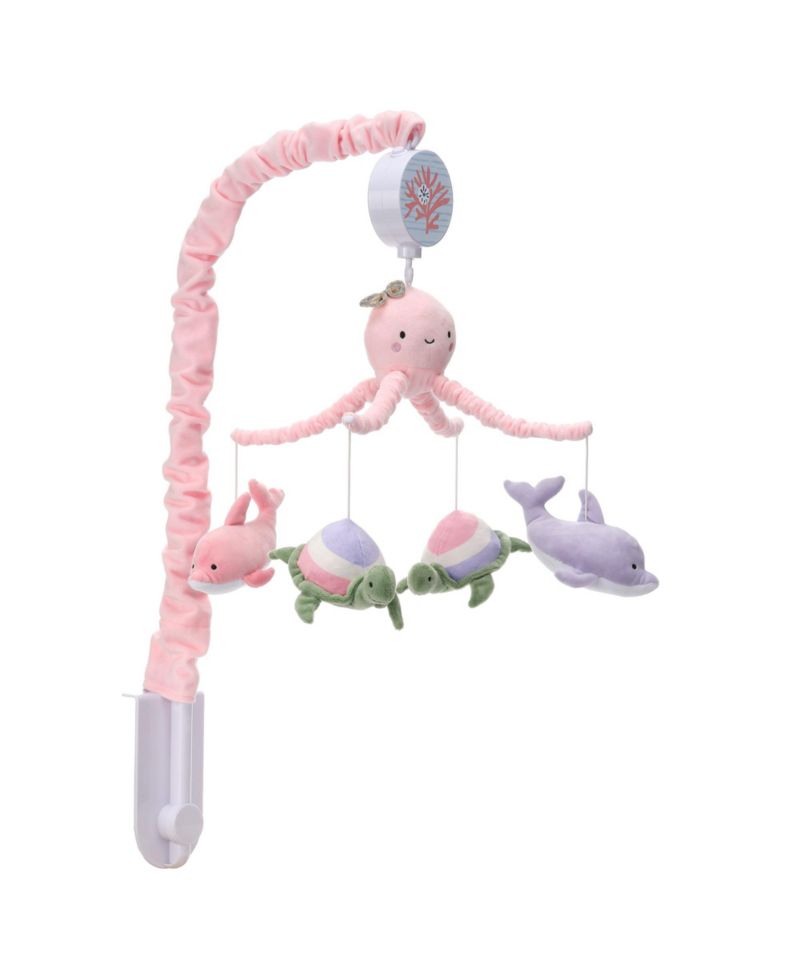Lambs and Ivy Sea Dreams Dolphin/Turtle Musical Baby Crib Mobile Soother Toy