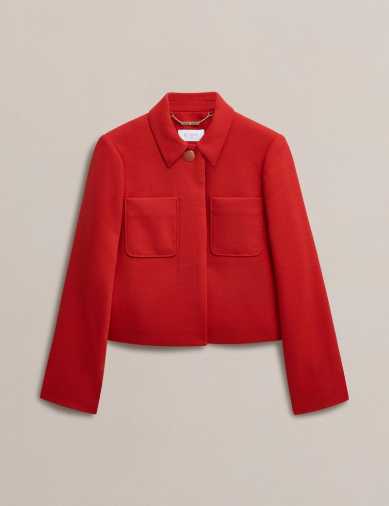 Women's Nessie Boxy Collard Jacket