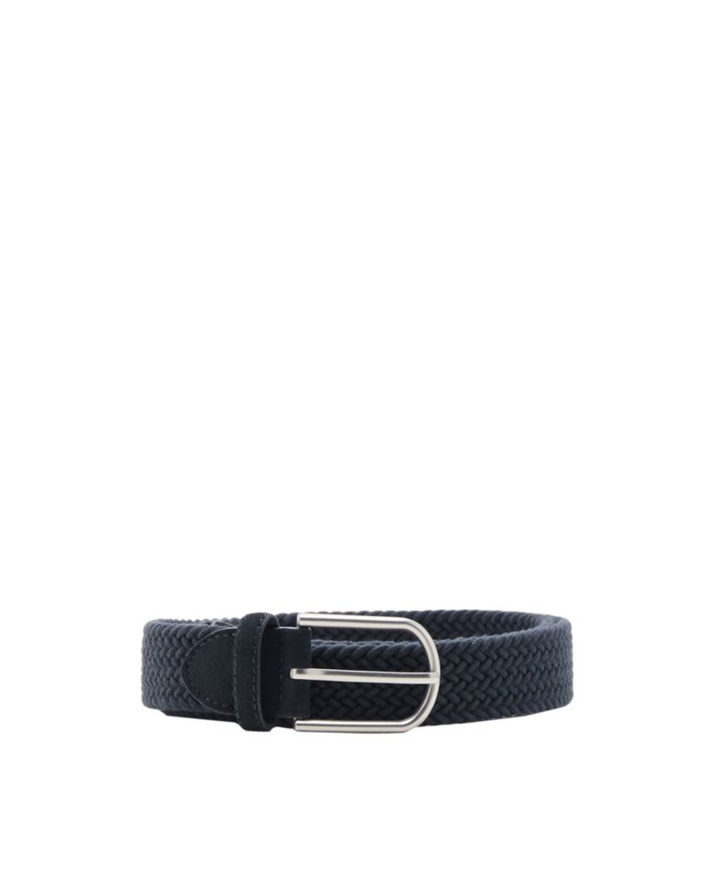 Men's Braided Leather Belt