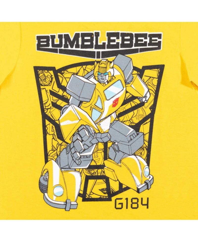 Boys Bumblebee Optimus Prime 3 Pack T-Shirts to