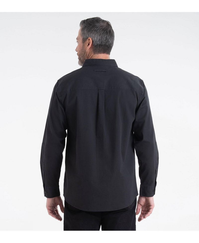 Men's Utility Stretch Shop Long Sleeve Button Down Shirt