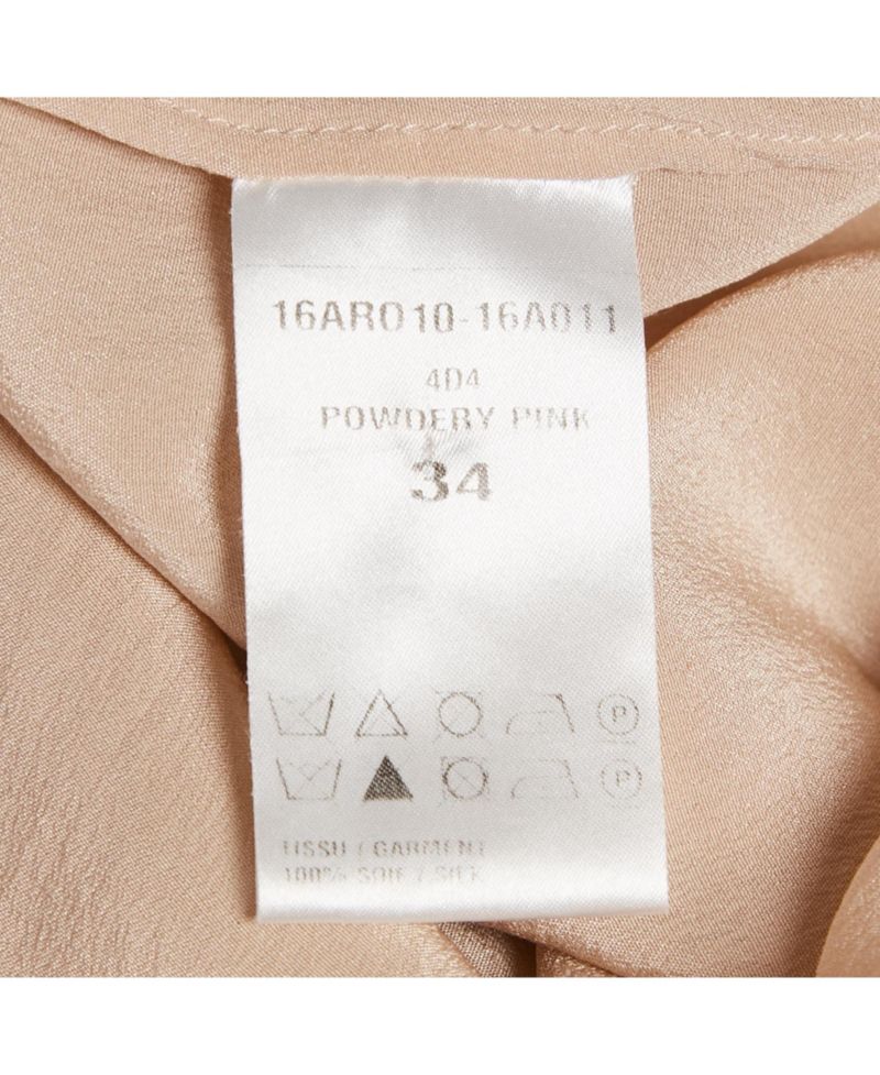 Women's Powdery Pink Silk Scoop Neck Tank Top