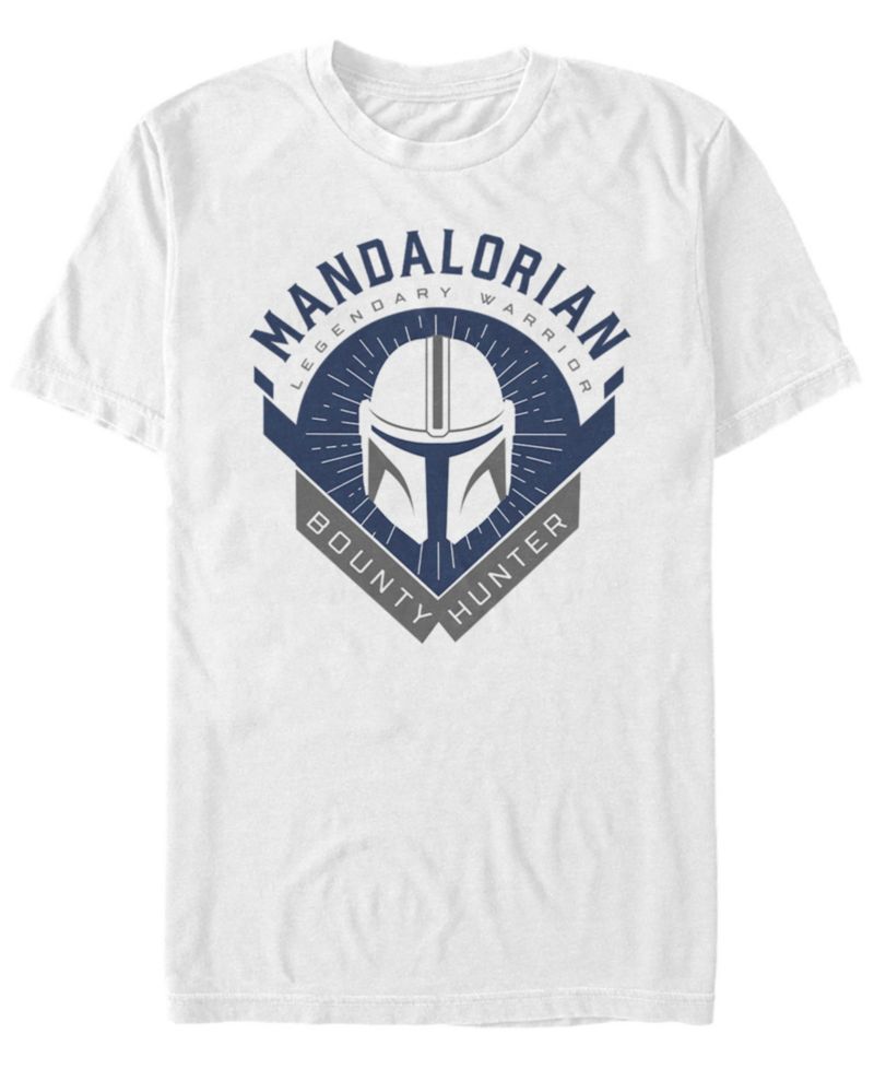 Star Wars The Mandalorian Warrior Emblem Short Sleeve Men's T-shirt