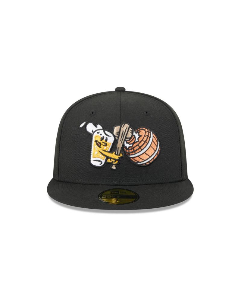 Men's Black West Michigan Whitecaps Theme Nights 59FIFTY Fitted Hat