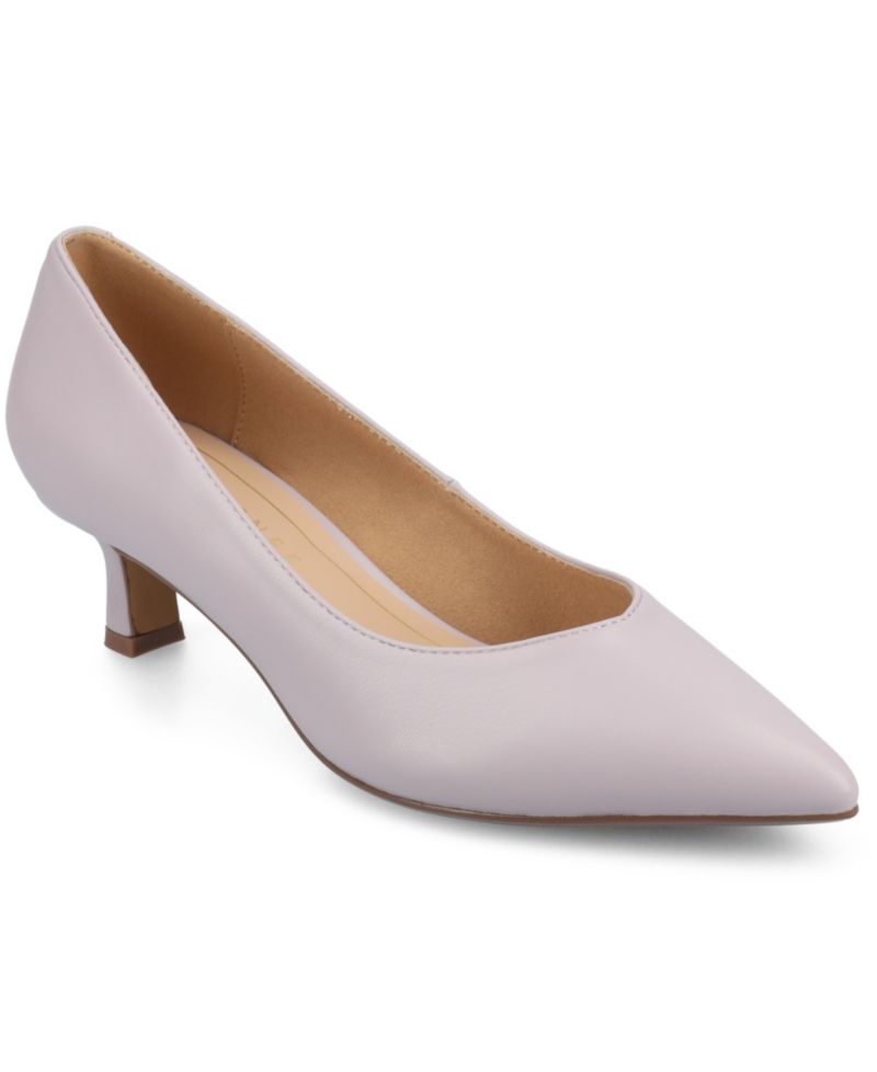 Women's Pammie Pointed Toe Kitten Heel Pumps