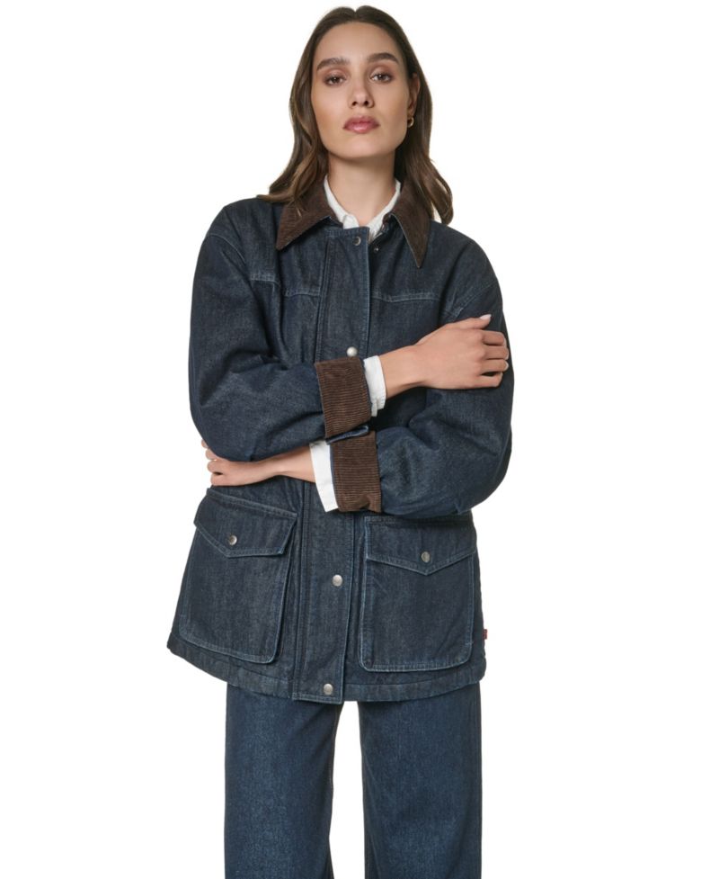 Women's Cinched Waist Barn Jacket