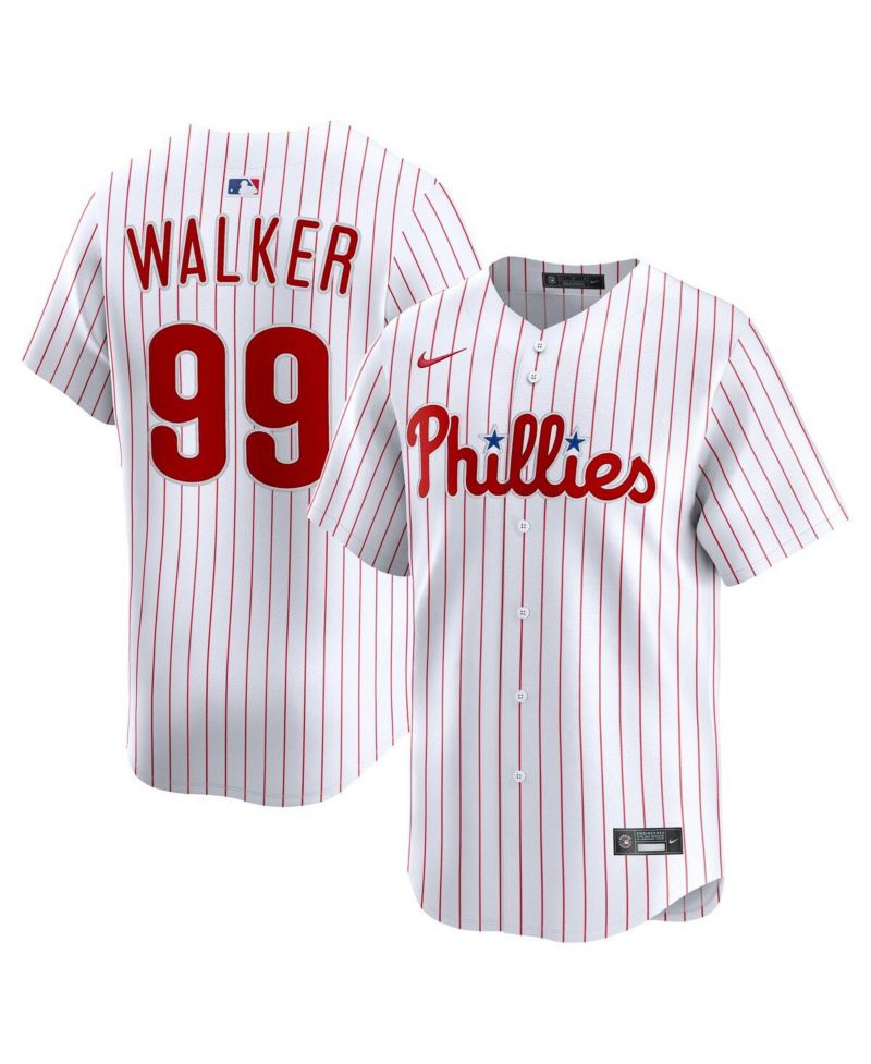 Men's Taijuan Walker White Philadelphia Phillies Alternate Limited Player Jersey