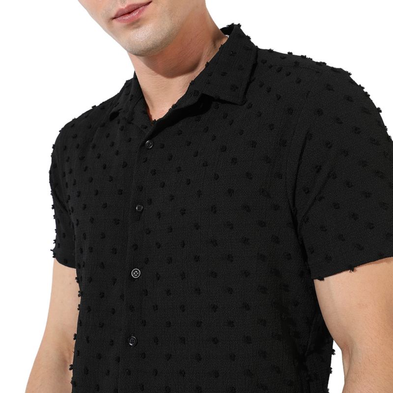Men's Textured Casual Shirt