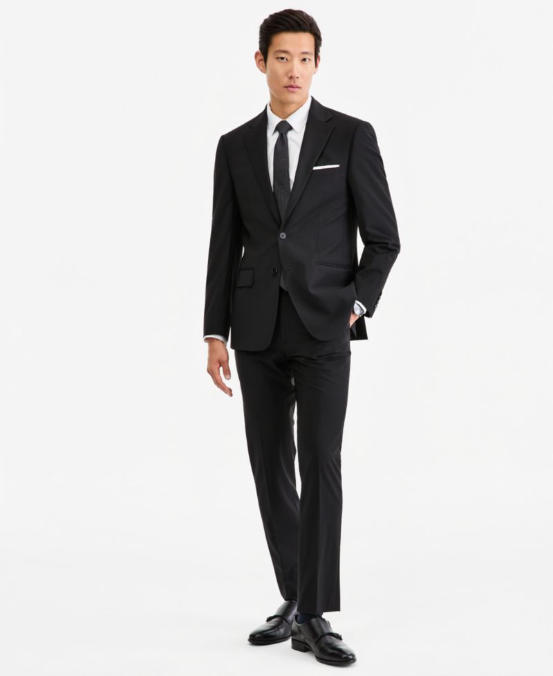 Men's Slim-Fit Wool-Blend Stretch Suit Jackets
