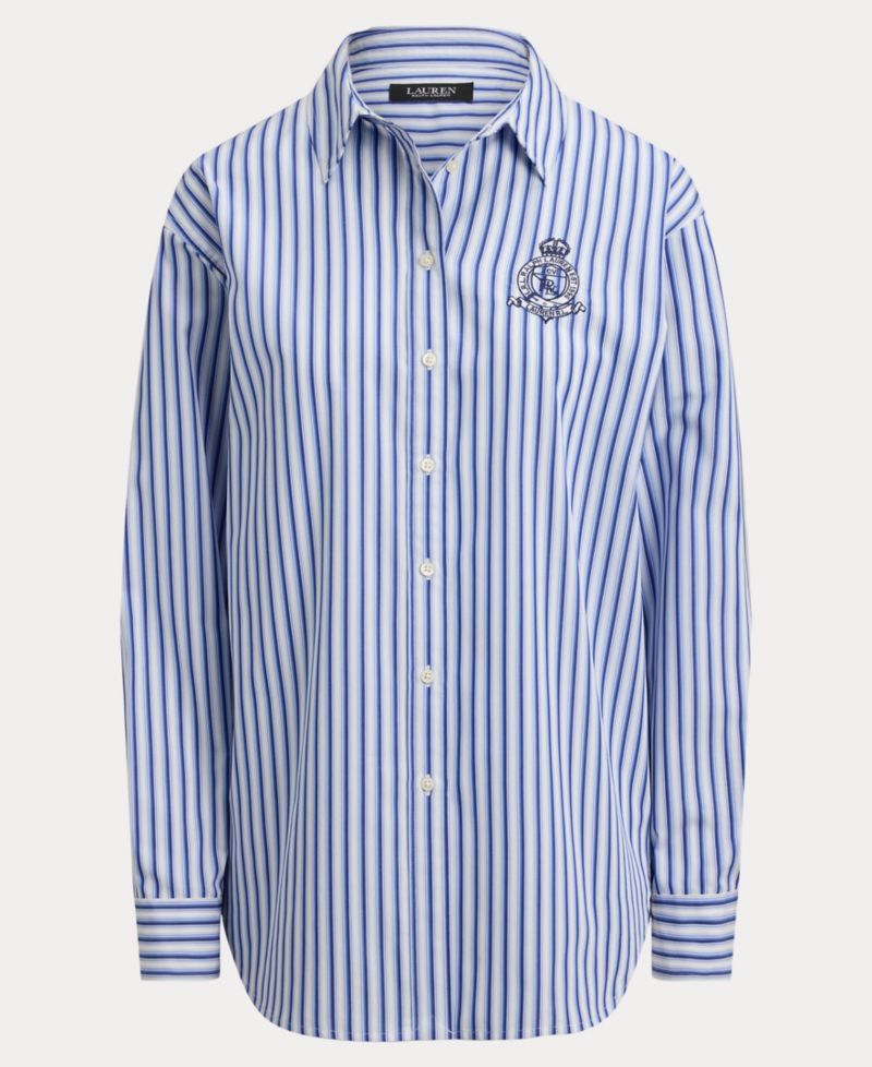 Women's Striped Long-Sleeve Shirt