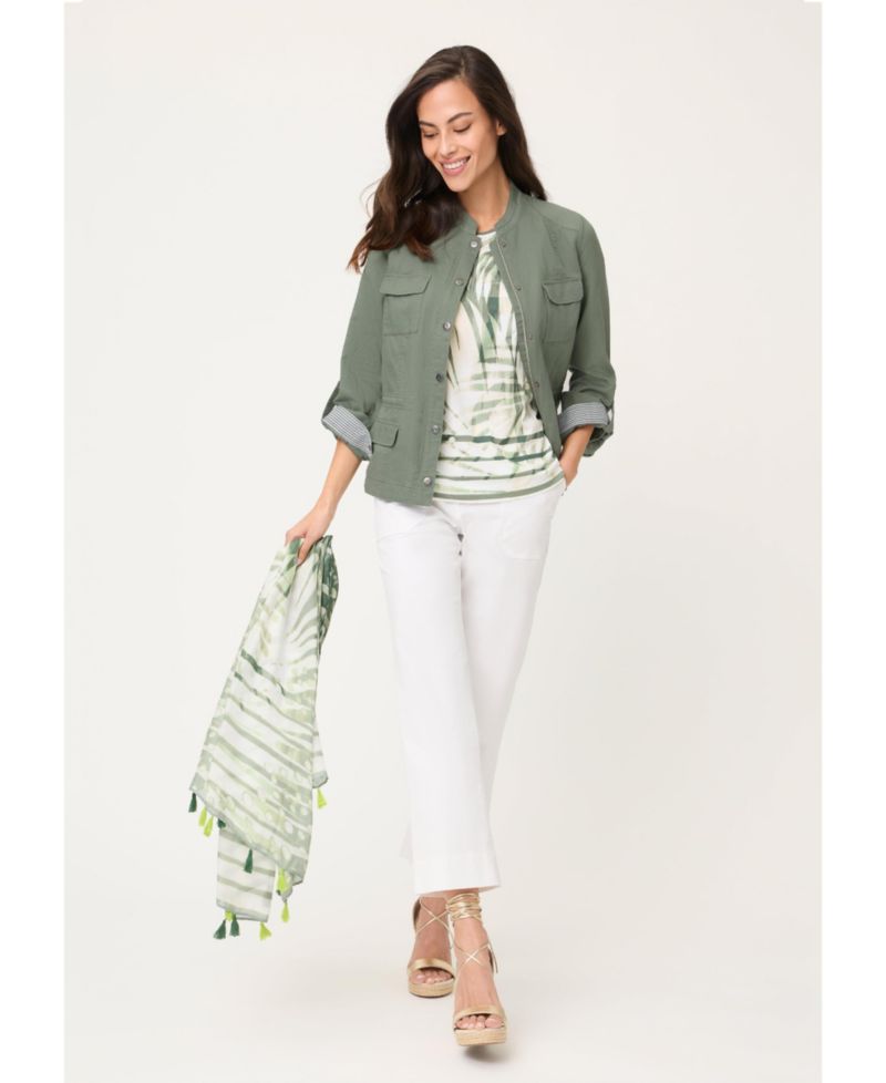 Women's Linen Blend Safari Jacket