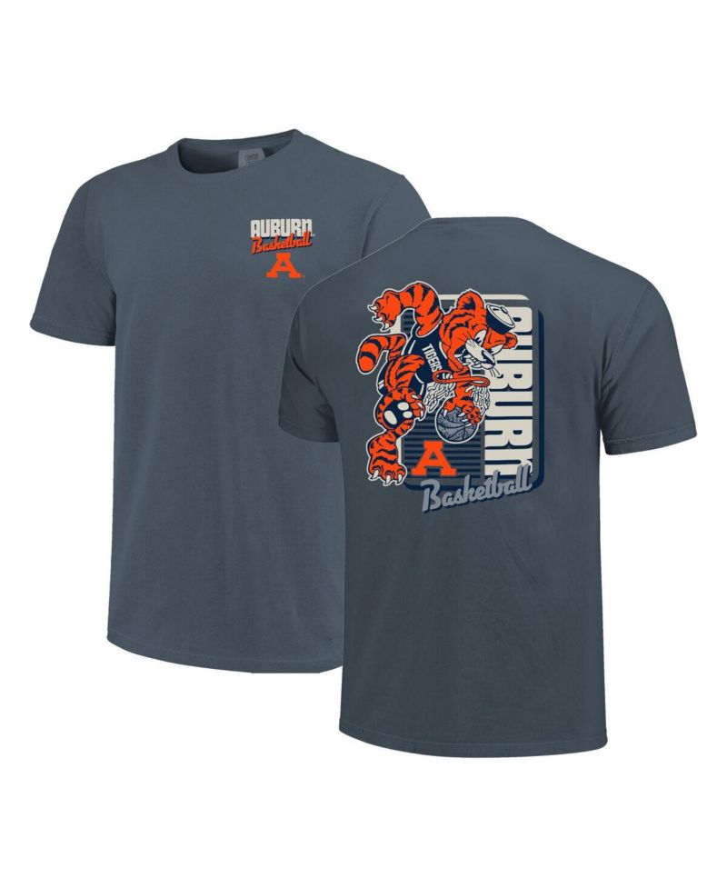 Men's Navy Auburn Tigers Comfort Colors Mascot Dunk T-Shirt