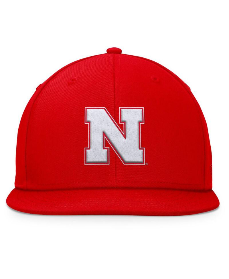 Men's Scarlet Nebraska Huskers Fundamental Snapback Hat
