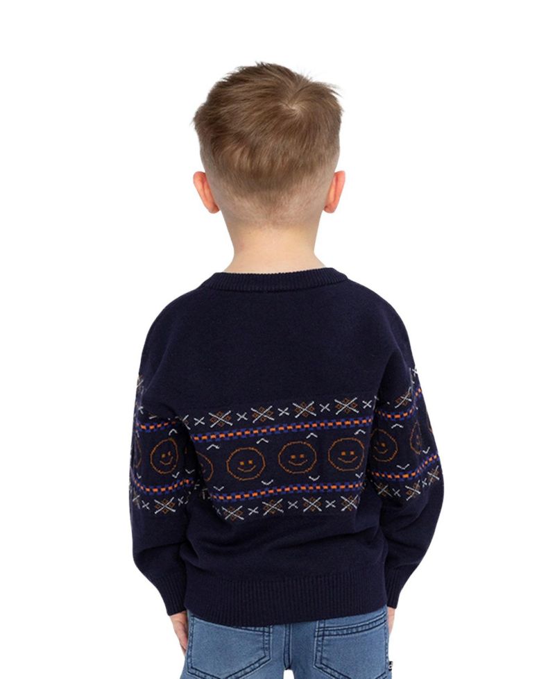 Little Boys (6-12) Jacquard Sweater