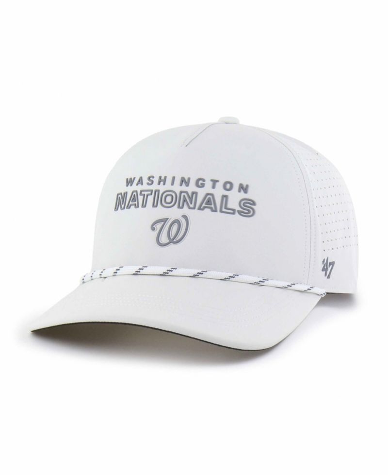 Men's White Washington Nationals Forward Vault Hitch Adjustable Hat