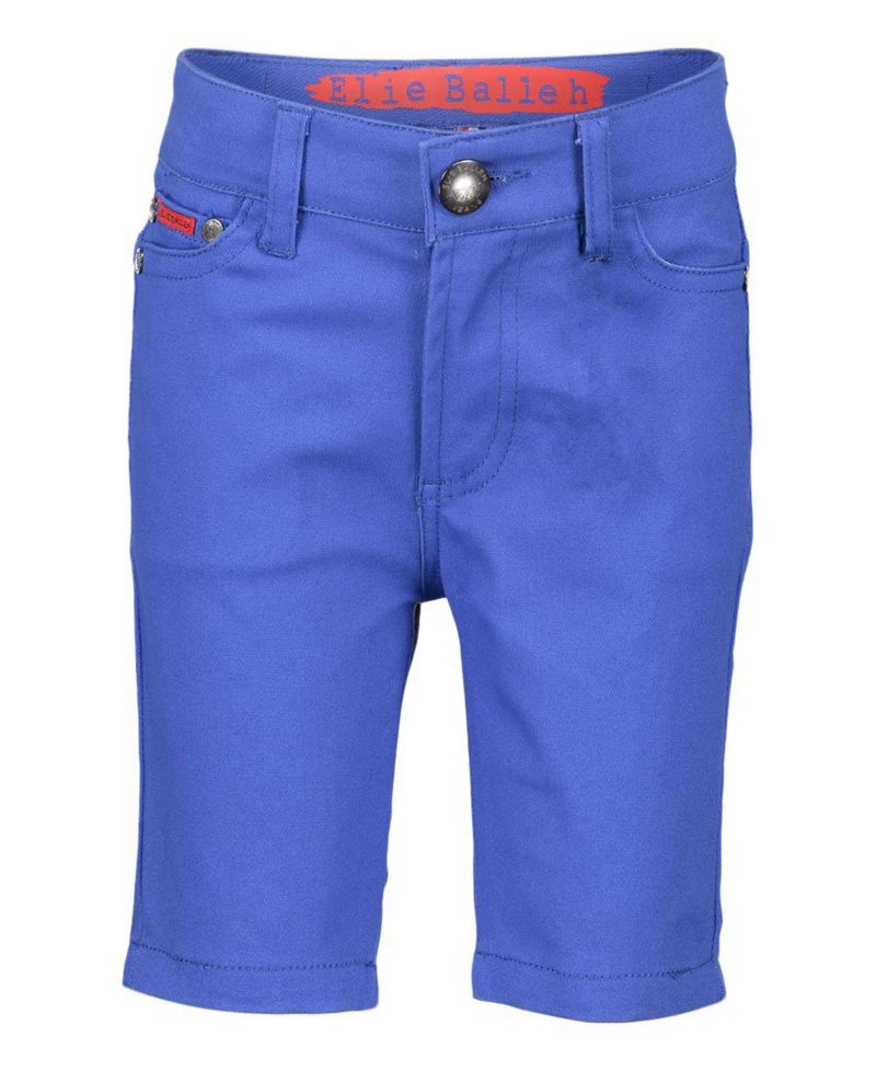 Big Boys Royal Blue Cotton Twill Short