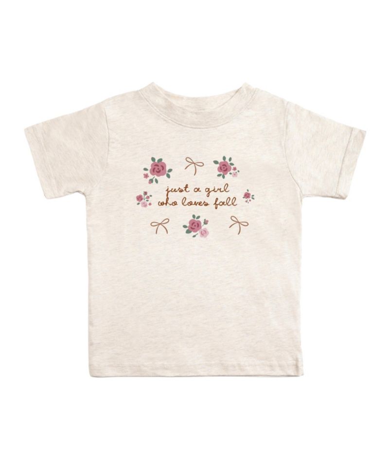 Big Girls (10-12) Just A Fall Short Sleeve T-Shirt