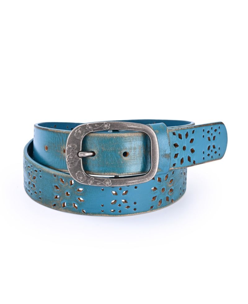 Women's Blooming Crocus Leather Belt