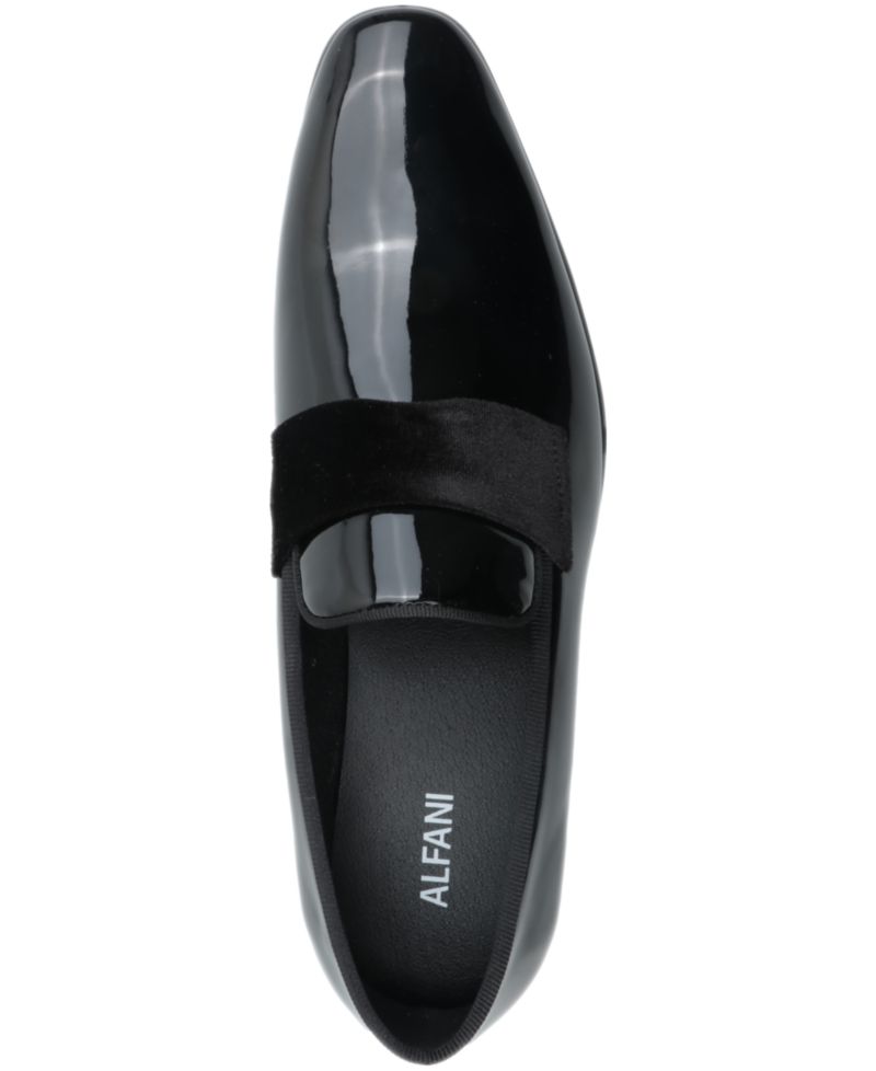 Men's Patent Leather Slip-On Dress Loafers